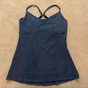 Lululemon athletica charcoal gray tank top bra